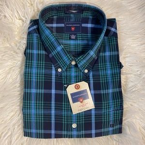 Saddlebred XXL men’s plaid button down shirt